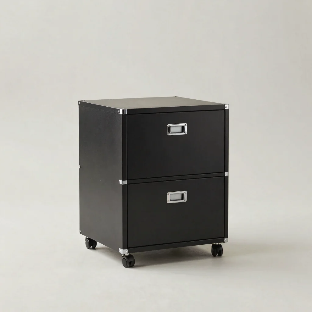 Haller Rolling File Cabinet